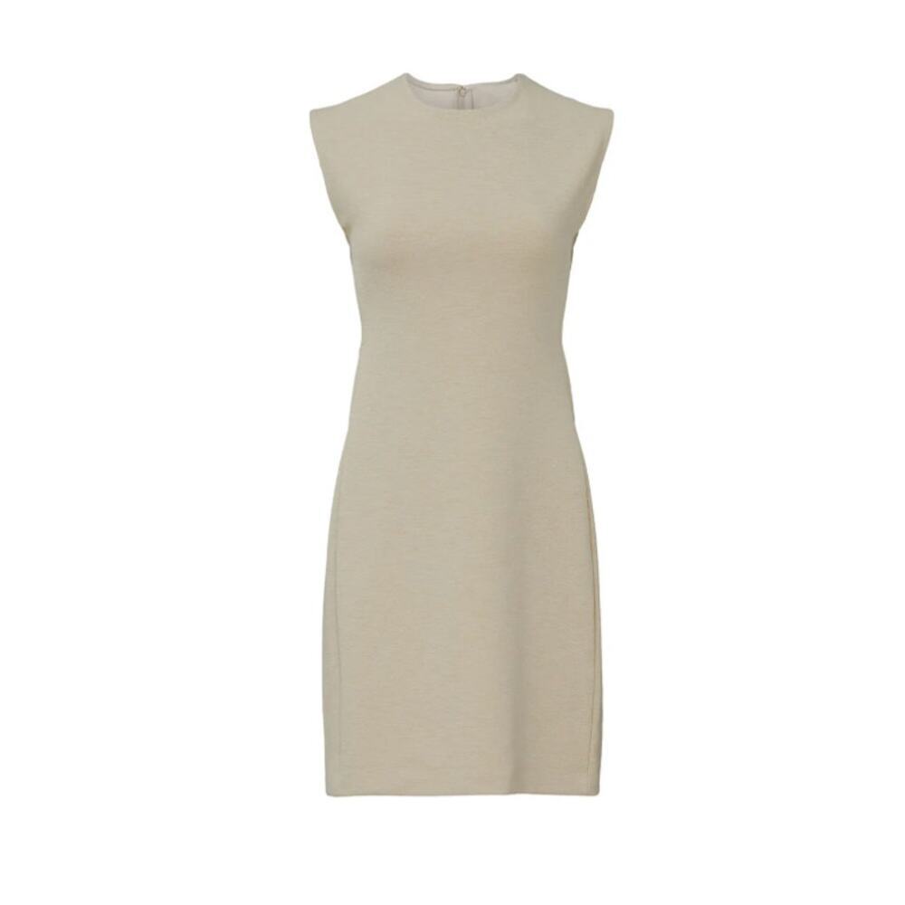Club Monaco Cream Sculptural Mini Dress - Size 4 - Picture 2 of 8